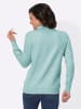 WITT WEIDEN Polopullover in mint-meliert