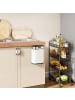 HOMCOM Mülleimer in Cremeweiß 21,5L x 19,5B x 30H cm