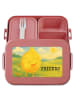 Mr. & Mrs. Panda MEPAL Bentobox Beste Freunde Zitrone Design mit... in Rot Pastell