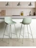 Beliani 2-tlg Barhocker EMMET in Grün