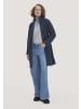 Hessnatur Wollfleece Mantel in graphitblau
