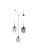 Licht-Erlebnisse Pendelleuchte (B)400 x (L)400 x (T)210 cm in Schwarz Graphit Transparent BraunSchwarz Graphit Transparent Braun