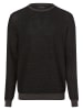 Finshley & Harding Pullover in schwarz melange