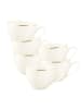 Seltmann Weiden 6er Set Milchkaffeetassen Savona Goldlinie in 340 ml in creme