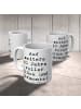 Mr. & Mrs. Panda Tasse 40. Hochzeitstag Rubinhochzeit mit Spruch in Weiß