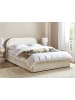 Beliani Doppelbett QUILLIEN in Beige - (W) 152 x (H) 91 x (L) 217 cm