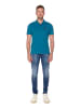 Le Temps des Cerises Poloshirt ARON in BLUE