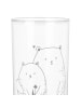Mr. & Mrs. Panda Glas Bären Liebe ohne Spruch in Transparent