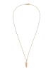 Elli Halskette 375 Gelbgold Boho, Feder in Gold