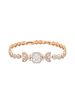 NAEMI Women Bracelet in Rose Gold White