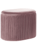 Beliani Pouf RICHLAND in Rosa - (W) 55 x (H) 41 x (L) 35 cm
