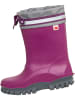 Bockstiegel Kinder-Winterstiefel Arktis gefüttert in viola/grau