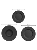 Villeroy & Boch 6er Set Teller-Set Manufacture Rock in schwarz