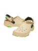 Crocs All Terrain Lined Clogs mit Klettverschluss Beige