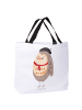 Mr. & Mrs. Panda Shopper Tasche Eule Frankreich ohne Spruch in Weiß