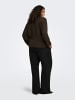 ONLY Carmakoma Strickpullover in Coffee Bean