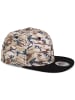 styleBREAKER Snapback Cap in Beige-Braun