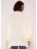 SASSYCLASSY Oversize Strick-Cardigan in Offwhite