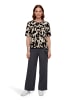 Betty Barclay Casual-Shirt mit Gummizug in Beige/Schwarz