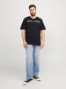 JACK & JONES PLUS T-shirt in Black