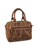 Greenburry Vintage Handtasche Leder 25.5 cm in braun