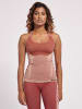 Hummel Hummel Top Hmlclea Yoga Damen Dehnbarem Atmungsaktiv Schnelltrocknend Nahtlosen in WITHERED ROSE/ROSE TAN MELANGE