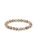 Thomas Sabo Armband Mit Daisy Jaspis Beads in silberfarben, natur