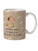 Mr. & Mrs. Panda Kaffeetasse Hund Kleeblatt mit Spruch in Hundeglück