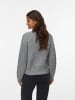 Vero Moda Strickpullover in Medium Grey Melange