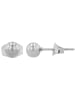 Adeliás Unisex Ohrringe – Ohrstecker aus Edelstahl in silber