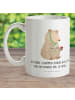 Mr. & Mrs. Panda Schulkind Tasse Bär Arzt mit Spruch in Weiß