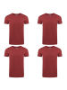 riverso  T-Shirt RIVAaron O-Neck 4er Pack in Rot