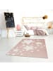 Livone Teppich Kids Love Rugs STARLINE rosa/weiss