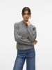 Vero Moda Strickjacke in Medium Grey Melange