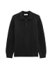 Marc O'Polo DENIM Pullover im Polostil regular in Schwarz