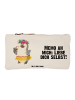 Mr. & Mrs. Panda Baumwolltasche Pinguin Kokosnuss mit Spruch in Weiß