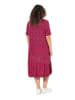 Ulla Popken Midikleid in neon rot