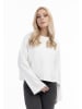 DreiMaster Vintage Damen Oversize Sweatshirt in Wollweiss