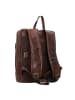 Greenburry Rugged Business-Rucksack Leder 39 cm Laptopfach brown
