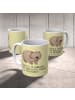 Mr. & Mrs. Panda Kindertasse Wombat mit Spruch in Gelb Pastell