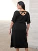 sheego Jersey-Kleid in schwarz