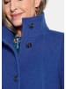 GOLDNER Elegante Kurzjacke mit Stehkragen in royalblau