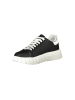 GAELLE PARIS Schwarze Polyurethan-Sneaker
