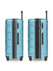 Bergpfeil Travel 4-Rollen Trolley L 75 cm mit Dehnfalte glacier blue metallic