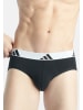 Adidas Sportswear Slip / Unterhose Active Flex Cotton in Weiß / schwarz / grau