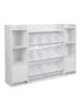 relaxdays Kinderregal in Weiß - (B)139 x (H)94 x (T)30 cm