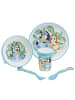 Bluey Teller-Set Mikrowellengeeignet 5-teiliges Kindergeschirr