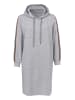 FRAPP  Sweatkleid Sportives Sweatkleid in meliertem Stil in light grey multicol