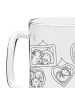 Mr. & Mrs. Panda Bierglas Igel Familie ohne Spruch in Transparent