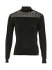 caissa Damen Strickpullover in Schwarz